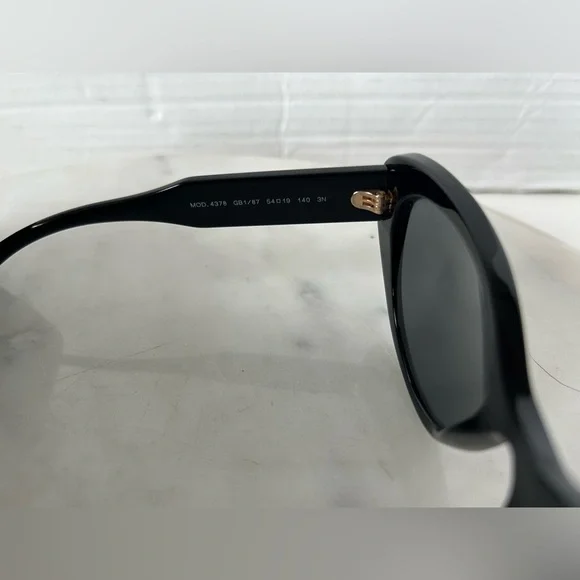 NEW VERSACE BLK CAT EYE, GOLD HARDWARE, ORIGINAL BOX, BOOKLET, MICROFIBER CLOTH - Picture 6 of 10